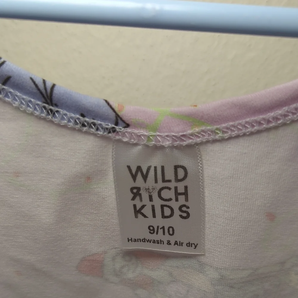 Wild Rich Kids Disney Christmas Leotard Sally Skellington Anna Elsa Size 9/10